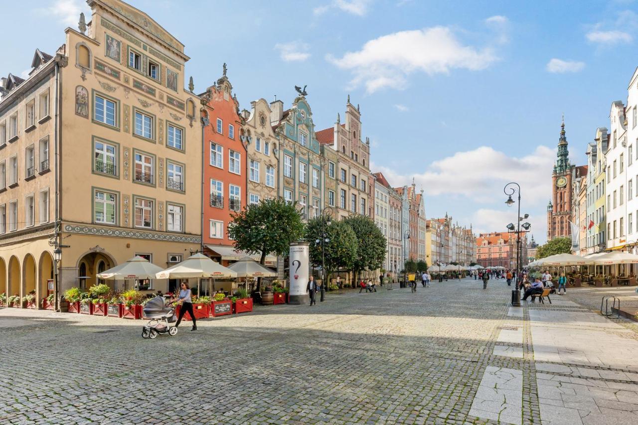 Dlugi Targ Street, Main Old Town & Riverside By Downtown Apartments Danzig Exterior foto