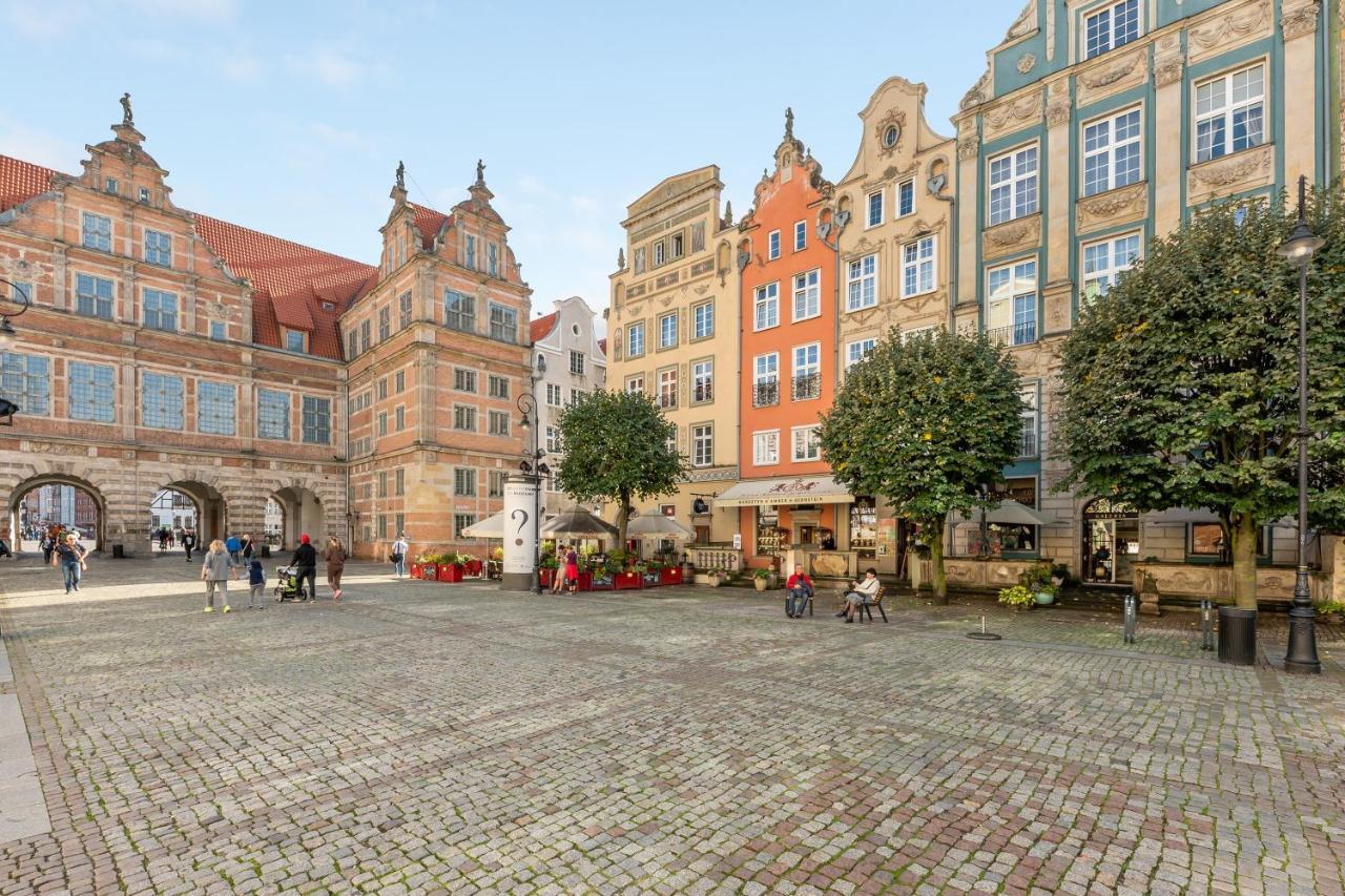 Dlugi Targ Street, Main Old Town & Riverside By Downtown Apartments Danzig Exterior foto