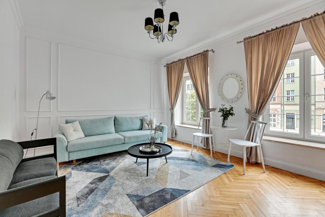 Dlugi Targ Street, Main Old Town & Riverside By Downtown Apartments Danzig Exterior foto